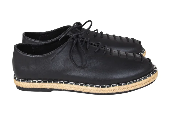 Yohji Yamamoto NOIR Rope Sole Lace Up Leather Shoes K-172779_006