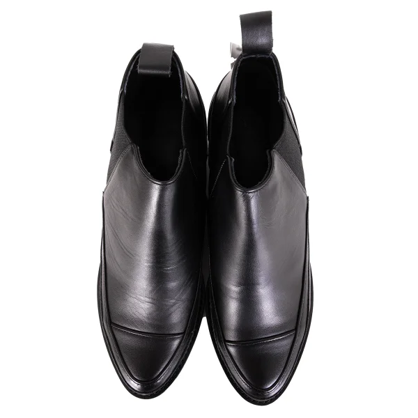 Y's Side Gore Leather Short Boots K-172781_002
