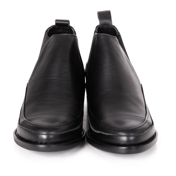 Y's Side Gore Leather Short Boots K-172781_004