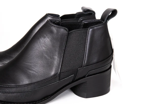 Y's Side Gore Leather Short Boots K-172781_006