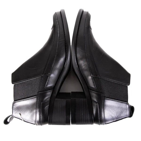 Y's Side Gore Leather Short Boots K-172781_007