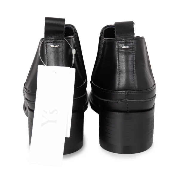 Y's Side Gore Leather Short Boots K-172781_008