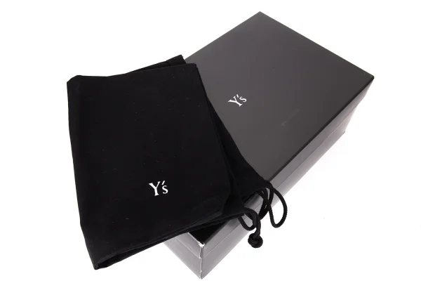 Y's Side Gore Leather Short Boots K-172781_011