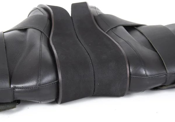 Y's Cross Strap Leather Boots K-172782_012