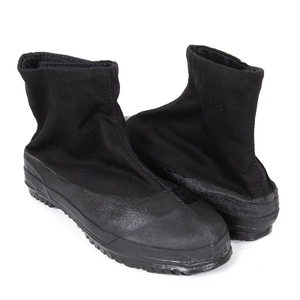 TAKESHI KOSAKA by Y's Pink Label Coating Canvas Shoes Black 6 (US About7.5) K-172783_001