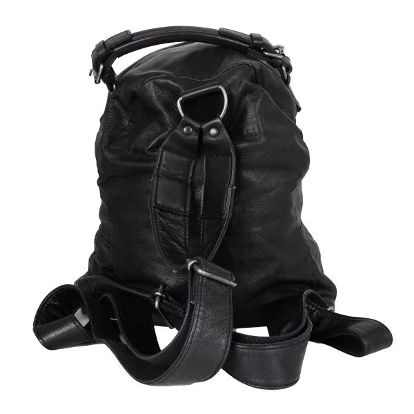 Yohji Yamamoto FEMME Tucked Cowhide Backpack K-172784_004