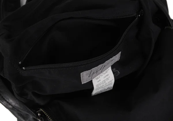 Yohji Yamamoto FEMME Tucked Cowhide Backpack K-172784_011