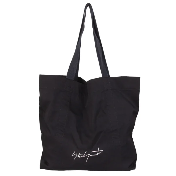 Yohji Yamamoto FEMME Wool Gabardine Tote Logo Bag K-172785_002