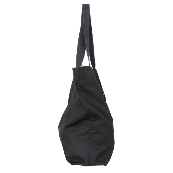 Yohji Yamamoto FEMME Wool Gabardine Tote Logo Bag K-172785_003