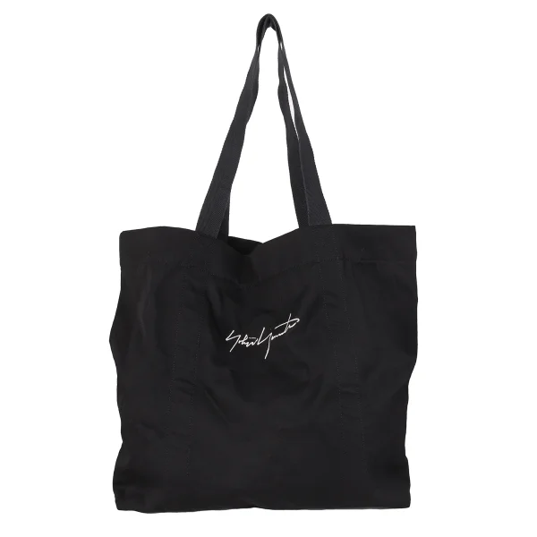 Yohji Yamamoto FEMME Wool Gabardine Tote Logo Bag K-172785_004