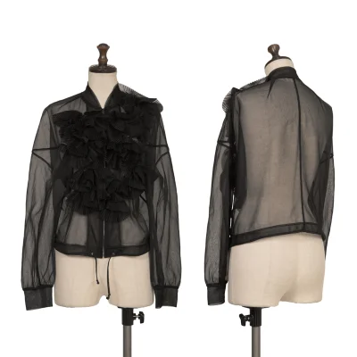 COMME des GARCONS Pleats Design Sheer Blouson