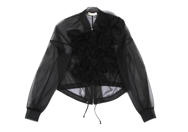 COMME des GARCONS Pleats Design Sheer Blouson K-172790_002