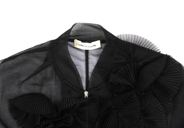 COMME des GARCONS Pleats Design Sheer Blouson K-172790_004