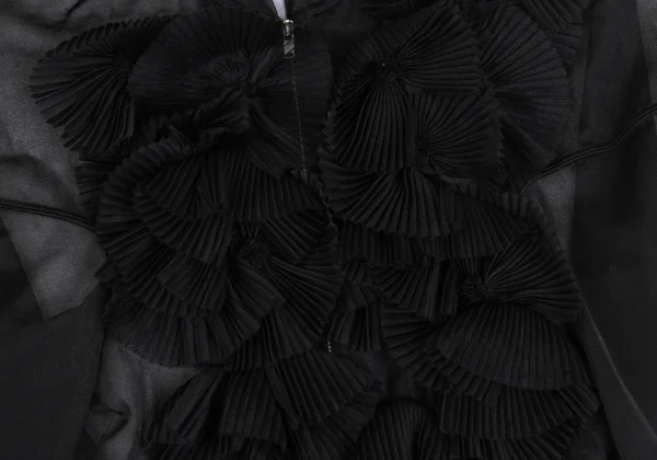 COMME des GARCONS Pleats Design Sheer Blouson K-172790_006