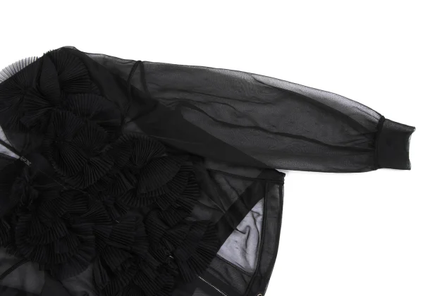 COMME des GARCONS Pleats Design Sheer Blouson K-172790_007