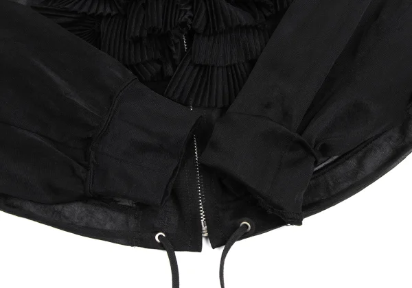 COMME des GARCONS Pleats Design Sheer Blouson K-172790_008