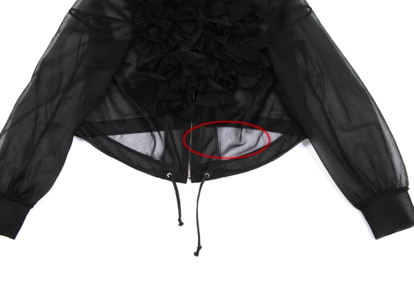 COMME des GARCONS Pleats Design Sheer Blouson K-172790_009