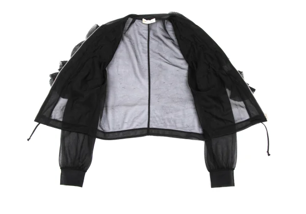COMME des GARCONS Pleats Design Sheer Blouson K-172790_010
