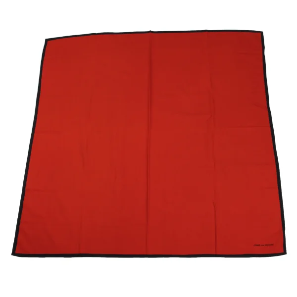 COMME des GARCONS Logo Printed Bi-color Scarf Red  K-172794_001