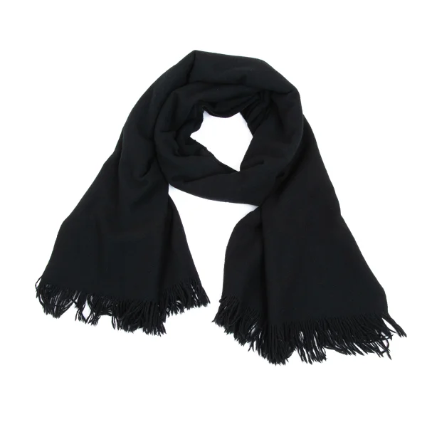 COMME des GARCONS Fringe Scarf Black  K-172795_001