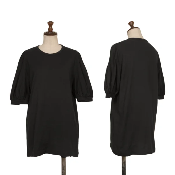 COMME des GARCONS Gather Sleeve T-shirt Black S-M K-172796_001
