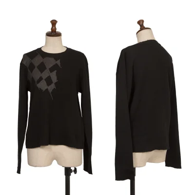 tricot COMME des GARCONS Check Print Knit Sweater