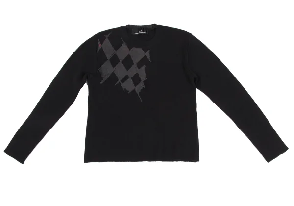 tricot COMME des GARCONS Check Print Knit Sweater K-172801_002