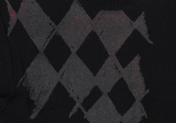 tricot COMME des GARCONS Check Print Knit Sweater K-172801_005