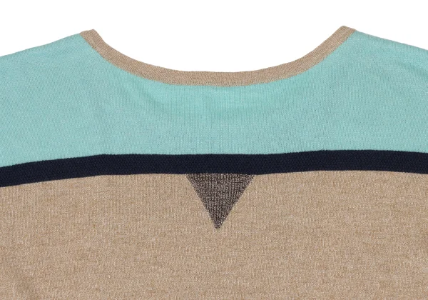 ISSEY MIYAKE HaaT Rayon Blend Switching Knit Top K-172810_010