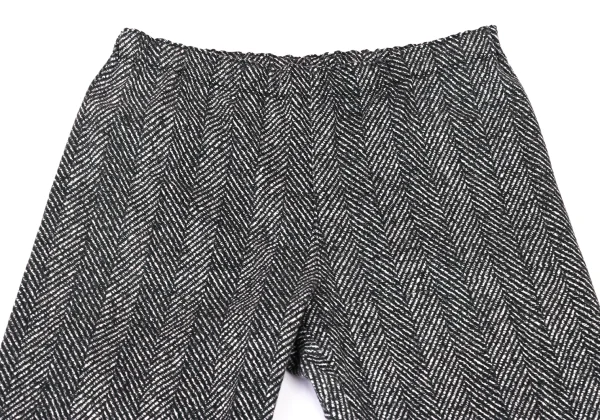ISSEY MIYAKE me Cotton Herringbone Print Stretch Pants K-172811_003