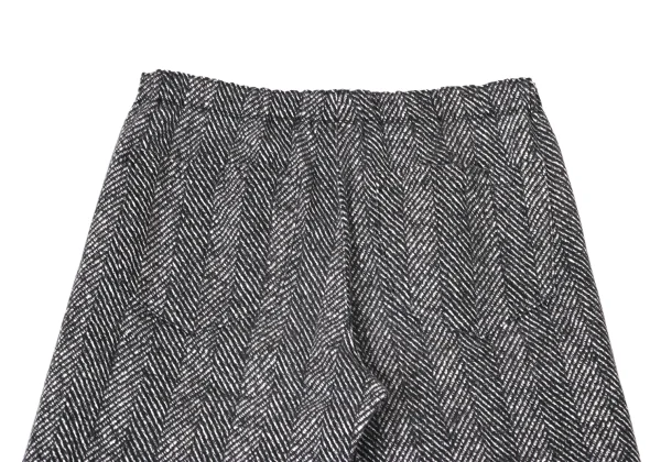 ISSEY MIYAKE me Cotton Herringbone Print Stretch Pants K-172811_008