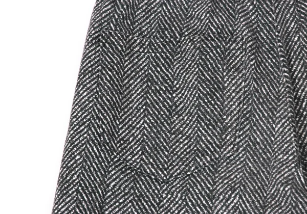 ISSEY MIYAKE me Cotton Herringbone Print Stretch Pants K-172811_009