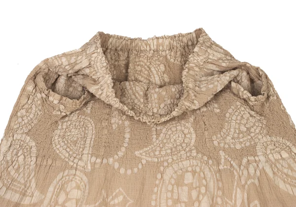 ISSEY MIYAKE me Cauliflower Switching Paisley Dropped Crotch Pants K-172813_006