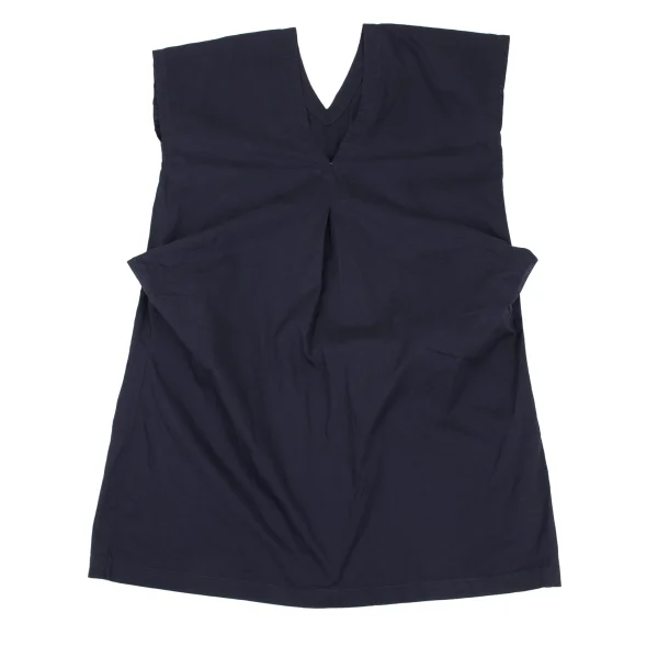 ISSEY MIYAKE me Cotton V-neck Stretch Sleeveless Dress K-172815_002