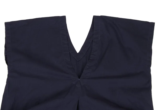 ISSEY MIYAKE me Cotton V-neck Stretch Sleeveless Dress K-172815_004