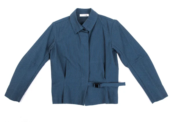 ISSEY MIYAKE me Cotton Stitch Belted Jacket K-172816_002