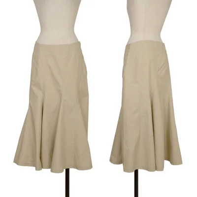 ISSEY MIYAKE WHITE LABEL Cotton Bias Switching Skirt