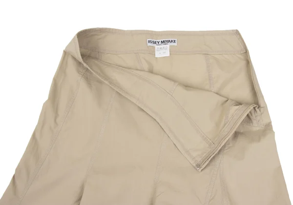 ISSEY MIYAKE WHITE LABEL Cotton Bias Switching Skirt K-172820_006