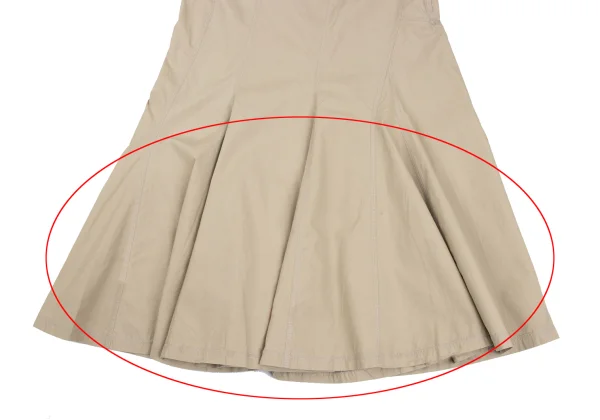 ISSEY MIYAKE WHITE LABEL Cotton Bias Switching Skirt K-172820_007