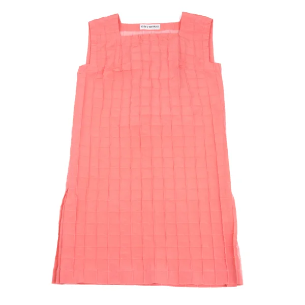 ISSEY MIYAKE Check Weave Sleeveless Dress K-172831_002