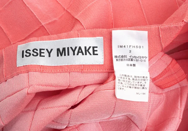 ISSEY MIYAKE Check Weave Sleeveless Dress K-172831_014