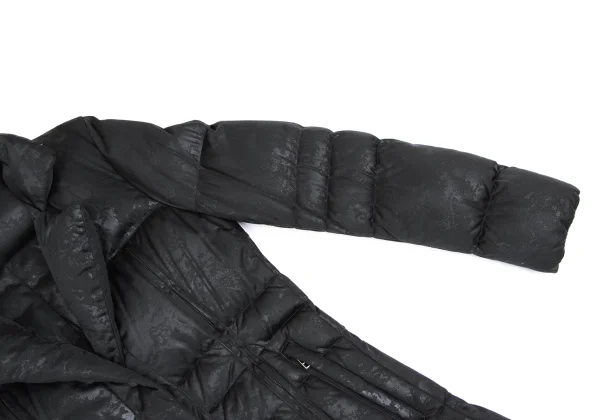 ISSEY MIYAKE Polyurethane Coated Zip Design Down Coat K-172832_006