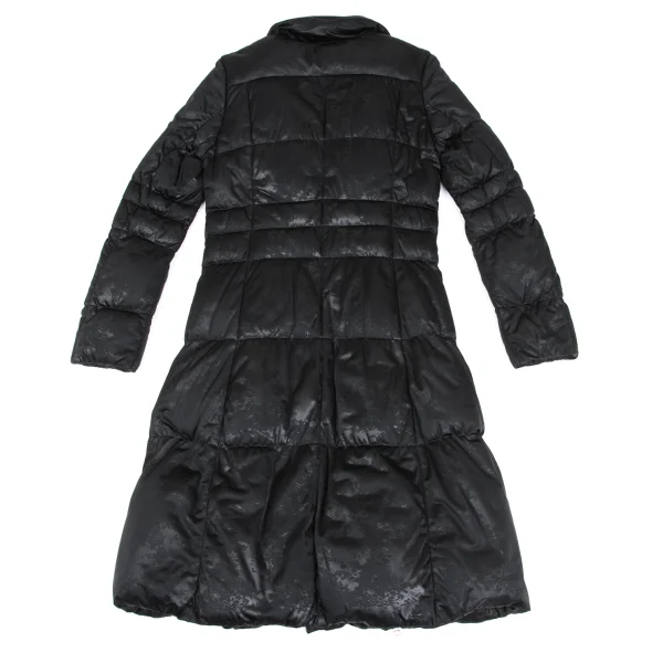 ISSEY MIYAKE Polyurethane Coated Zip Design Down Coat K-172832_013