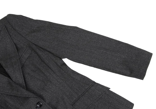 DOLCE&GABBANA Wool Peaked Lapel Jacket K-172837_006