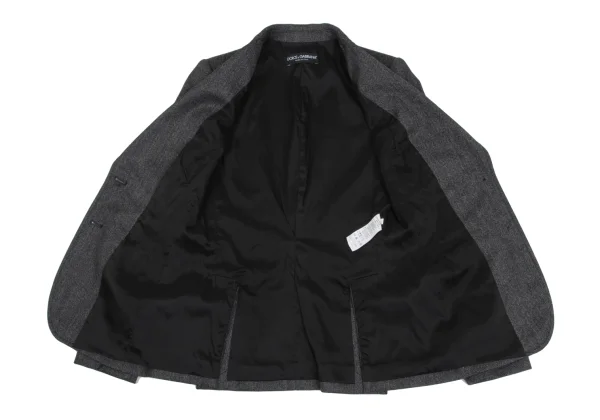 DOLCE&GABBANA Wool Peaked Lapel Jacket K-172837_011