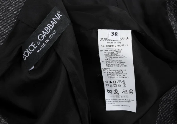 DOLCE&GABBANA Wool Peaked Lapel Jacket K-172837_016