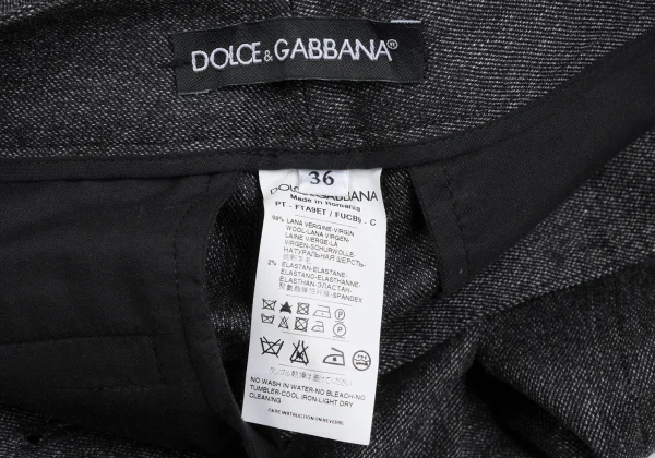 DOLCE&GABBANA Wool Straight Pants K-172838_012
