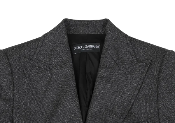 DOLCE&GABBANA Wool Peaked Lapel Jakcet & Straight Pants  K-172839_005