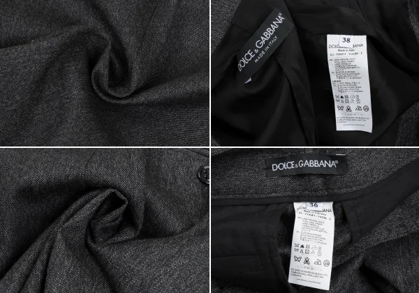 DOLCE&GABBANA Wool Peaked Lapel Jakcet & Straight Pants  K-172839_018