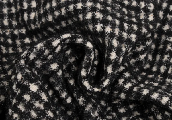 DOLCE&GABBANA Alpaca Blend Animal Lining Check Weave Jacket K-172840_013
